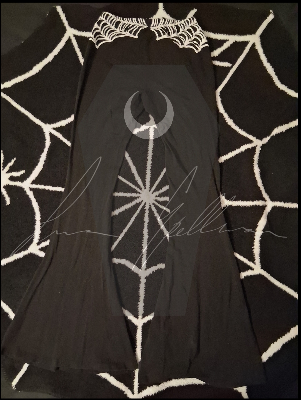 The Grave Girls Web Of Secrets Yoga Pants - Picture 2 of 5